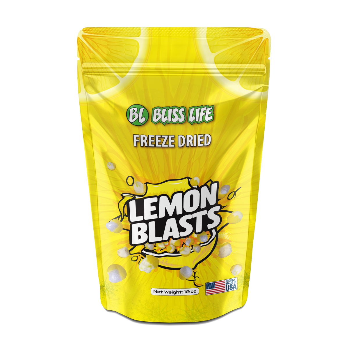 Lemon Blasts - Fruity Puffy Delicious Melt in your mouth Lemon Candies