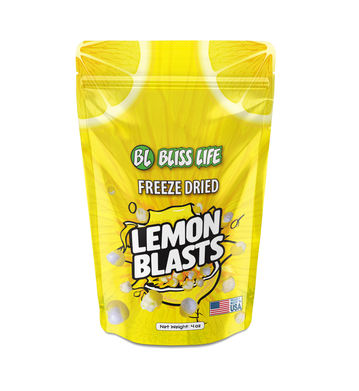 Lemon Blasts - Fruity Puffy Delicious Melt in your mouth Lemon Candies
