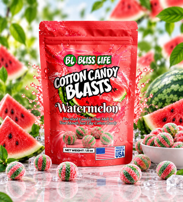 Bliss Life Blasts - Watermelon - Bite Sized candies that melt in your mouth
