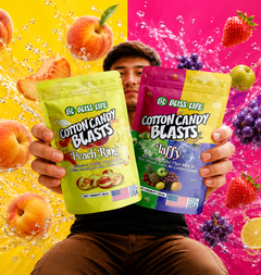 Cotton Candy Blasts - Watermelon Flavor- Bite Sized candies that melt in your mouth just like Cotton Candy