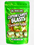 Cotton Candy Blasts - Caramel Apple Flavor- Bite Sized candies that melt in your mouth just like Cotton Candy