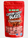 Cotton Candy Blasts - Cinnamon Flavor- Bite Sized candies that melt in your mouth just like Cotton Candy
