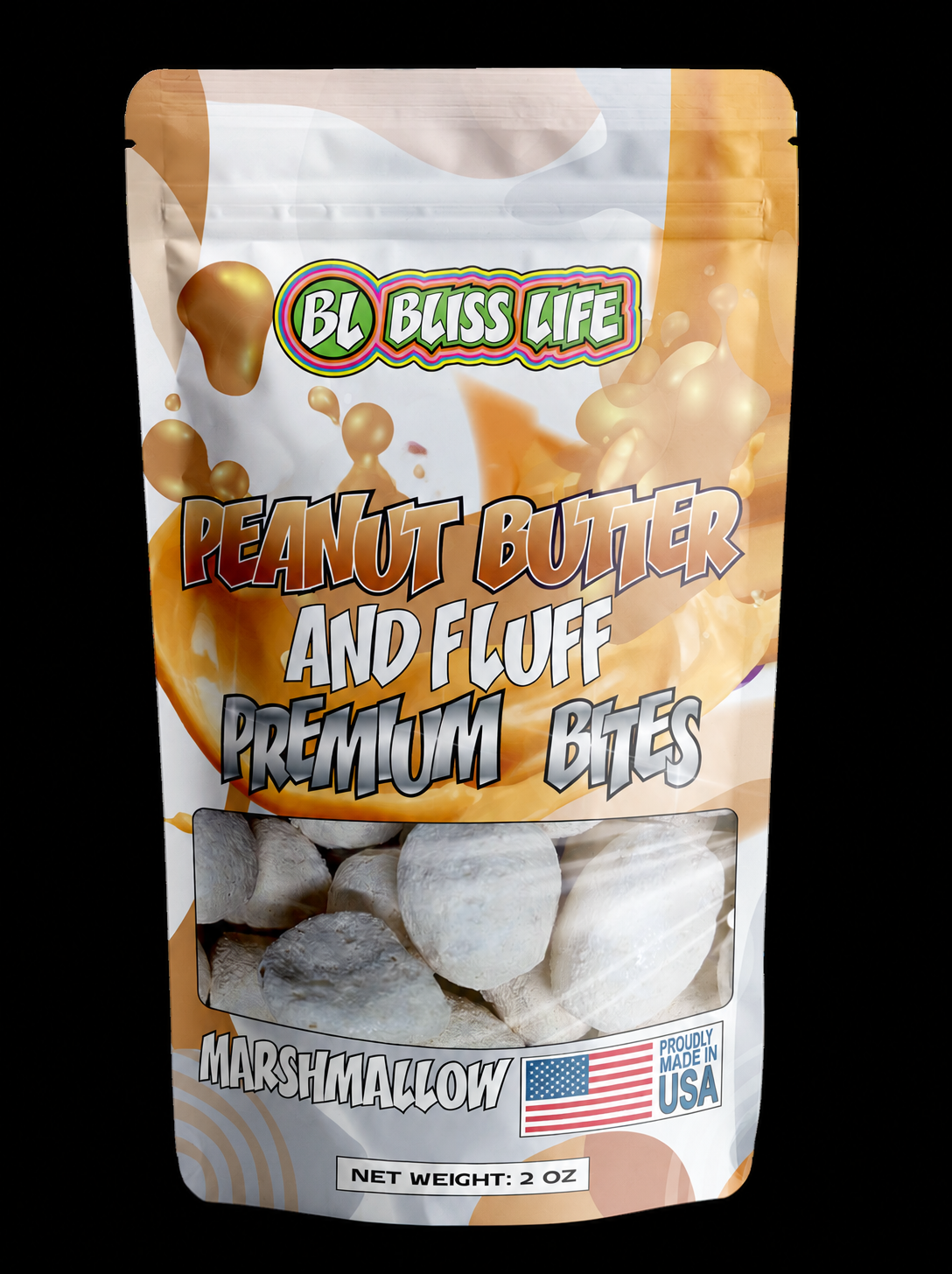 Grape PB&J Premium Bites - Bite Sized candies that melt in your mouth