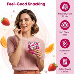 Simply Bliss - REAL Fruit Gummies - Orange - 6oz large bag 60+ gummies
