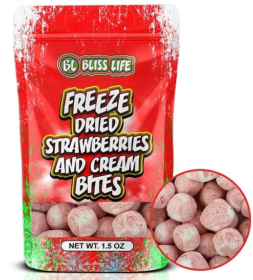 Strawberries and Cream Candy Bites - Bite Sized candies that melt in your mouth