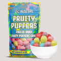 Bliss Life Fruity Puffers Freeze Dried Candy Variety Pack 2 oz, Freeze Dried Sou