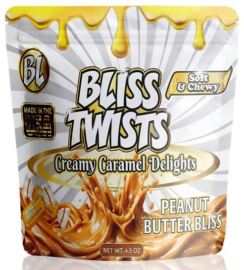 Bliss Twists - Bite sized caramel candies - Cookies and Cream