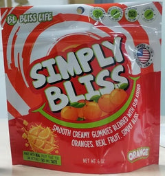 Simply Bliss - REAL Fruit Gummies - Strawberry - 6oz lg bag 60+ gummies