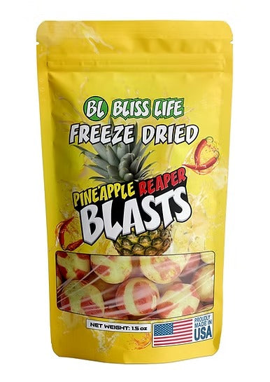 Bliss Life Blasts - Pineapple Reaper - Bite Sized candies that melt in your mout