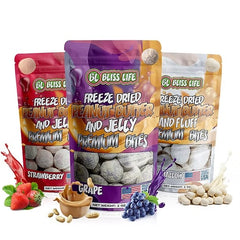 Marshmallow PB&J Premium Bites - Bite Sized candies that melt in your mouth