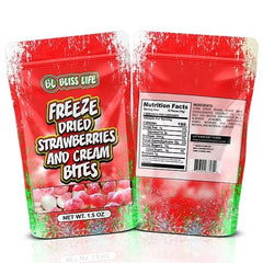 Strawberries and Cream Candy Bites - Bite Sized candies that melt in your mouth