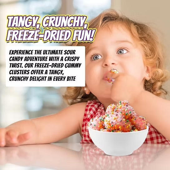 Bliss Life Freeze Dried Gummy Clusters freeze dry sour candy goodness Sour candy