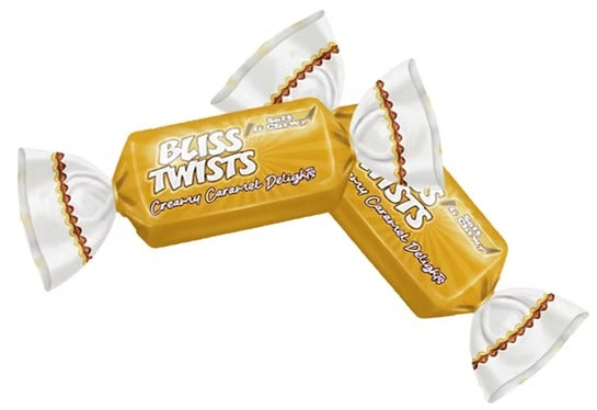 Bliss Twists - Bite sized caramel candies - Cookies and Cream