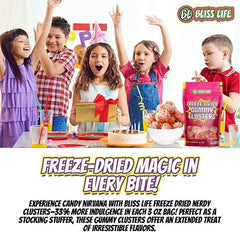 Bliss Life Freeze Dried Gummy Clusters freeze dry sour candy goodness Sour candy